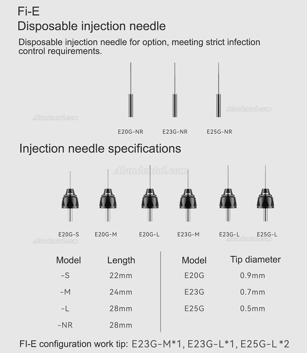Woodpecker Fi-E Cordless Gutta-percha Endo Obturation System with Needles